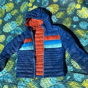Cotopaxi Women’s M Fuego Blue Puffer Jacket